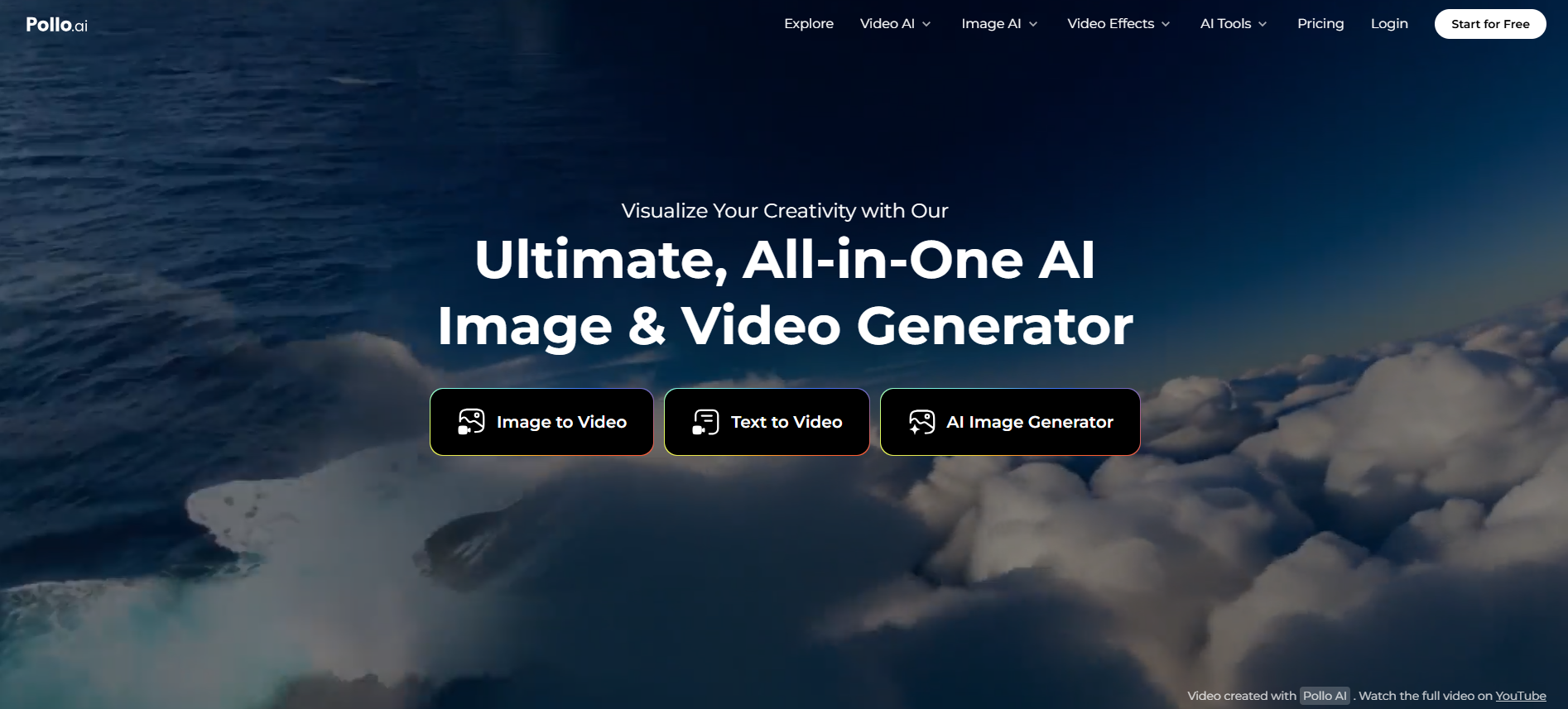 Screenshot of Pollo AI
