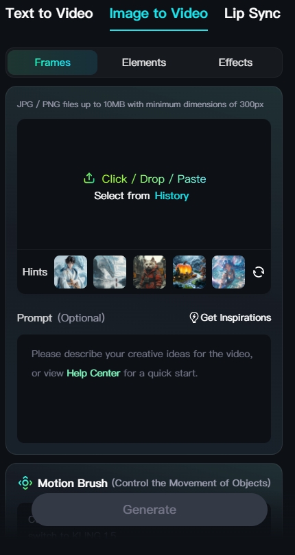 kling ai image to video