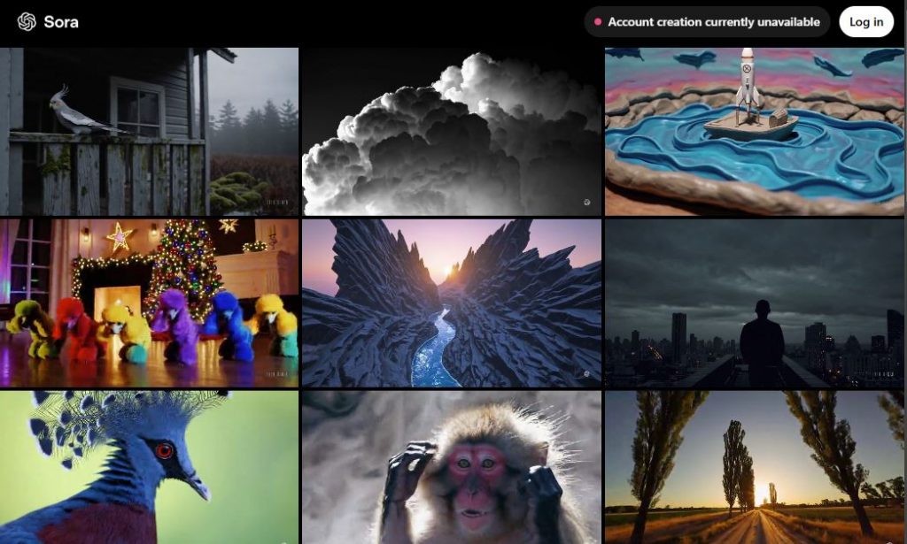 sora ai explore video creations