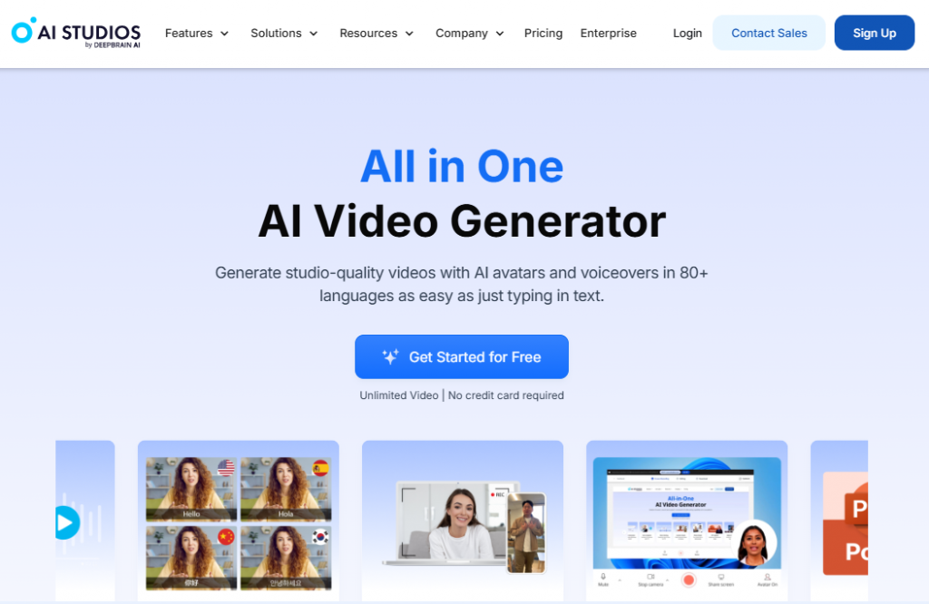 DeepBrain AI video generator