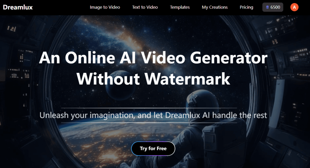 Dreamlux AI video generator