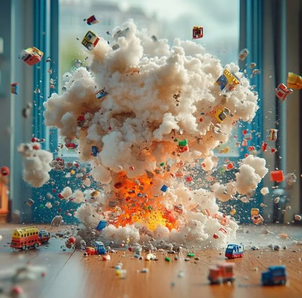 AI explode effect