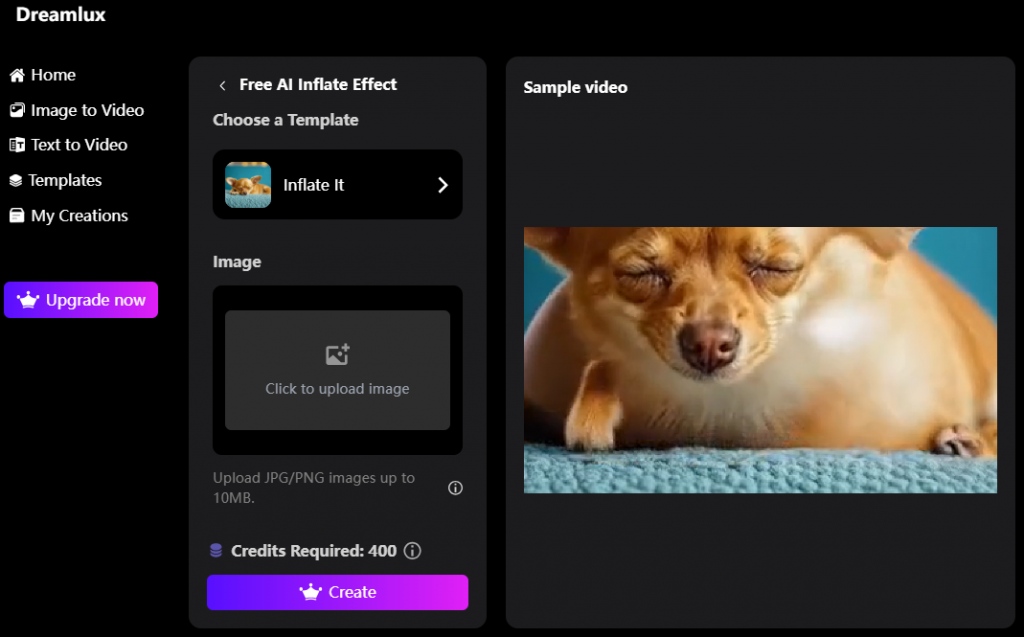 ai inflate effect
