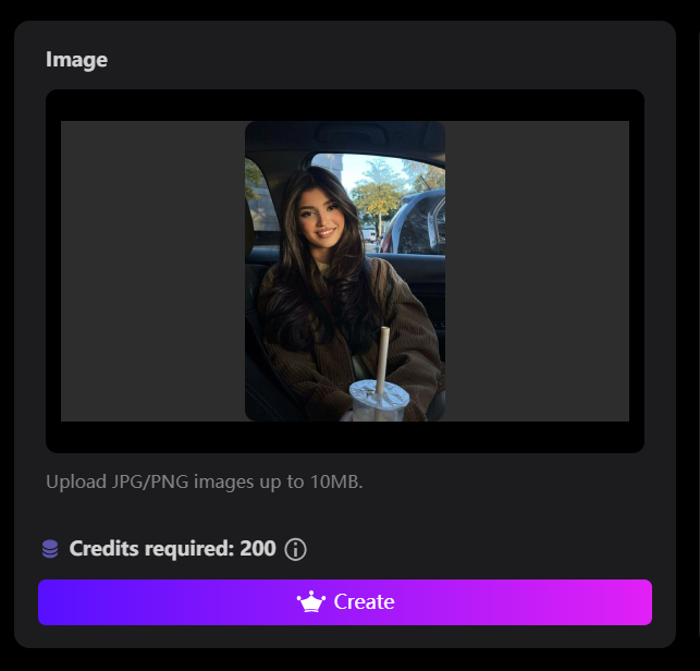 Upload your photo to generate Gender Swap AI video