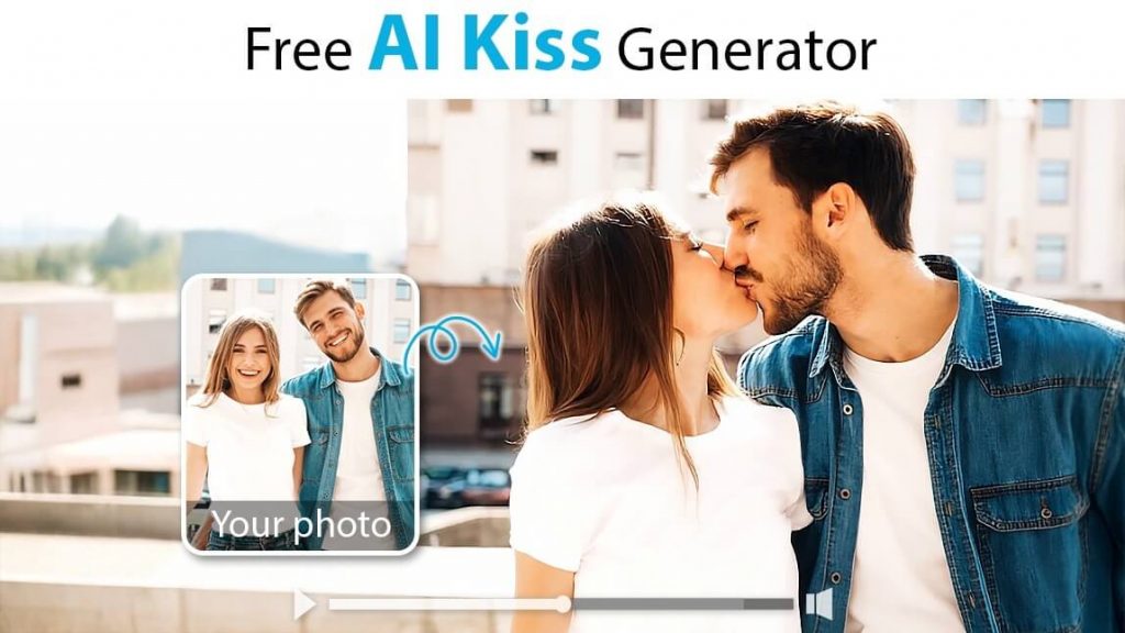 convert static image to ai kissing video