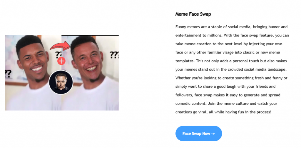 Meme face swap with Remaker AI